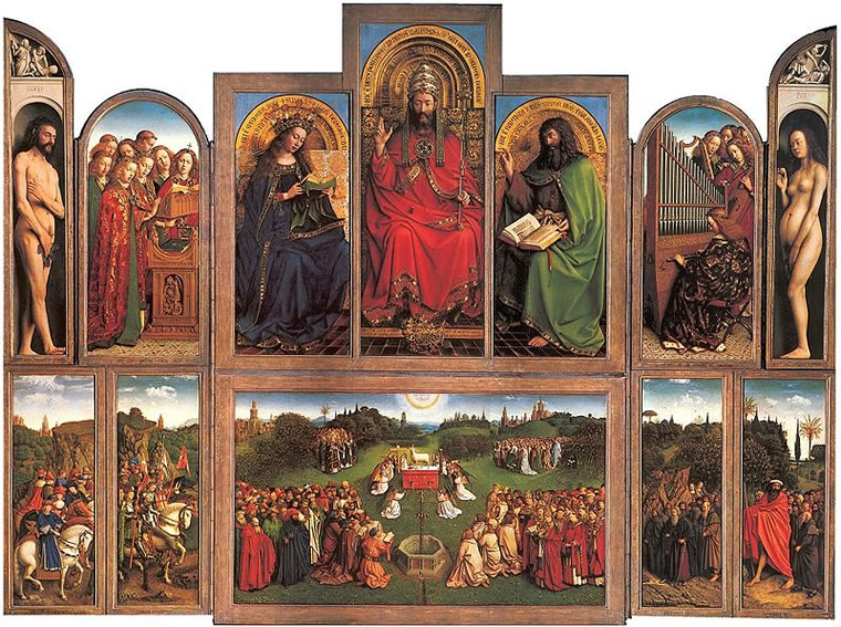 Al momento stai visualizzando Polittico dell’Agnello Mistico di Jan van Eyck